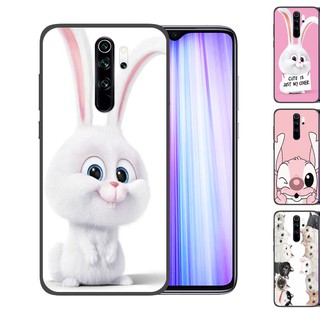 for Xiaomi Redmi Note 9 Pro Redmi 9A 9T 7 Redmi Note 9S 8 8A 7A Silicone Phone Case เคสโทรศัพท์ เคสซิลิโคน Secret of Pets Bunny Cover