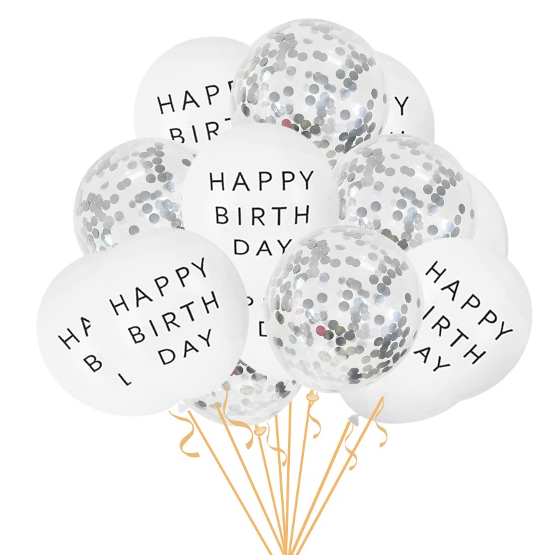 ลูกโป่งยางฮีเลียม ลายตัวอักษร Happy Birthday To You สําหรับตกแต่งปาร์ตี้วันเกิด งานแต่งงาน เบบี้ชาวเวอร์ 15 ชิ้น - รูปที่ 2