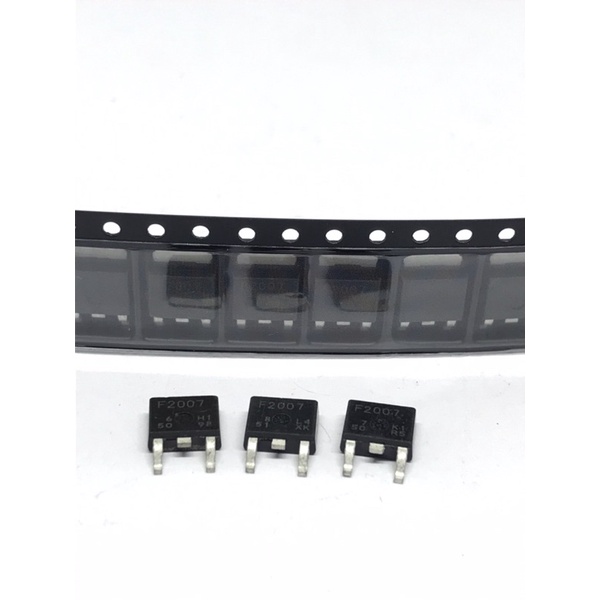 F2007  MOSFET ใช้กับบอร์ดรถ TO-252 แพ็ค5ตัว มีสินค้าพร้อมส่ง