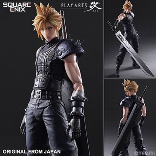 Figma งานแท้ Original ฟิกม่า Square Enix Play Arts Kai Final Fantasy VII ไฟนอลแฟนตาซี 7 Cloud Strife คลาวด์ สไตรฟ์