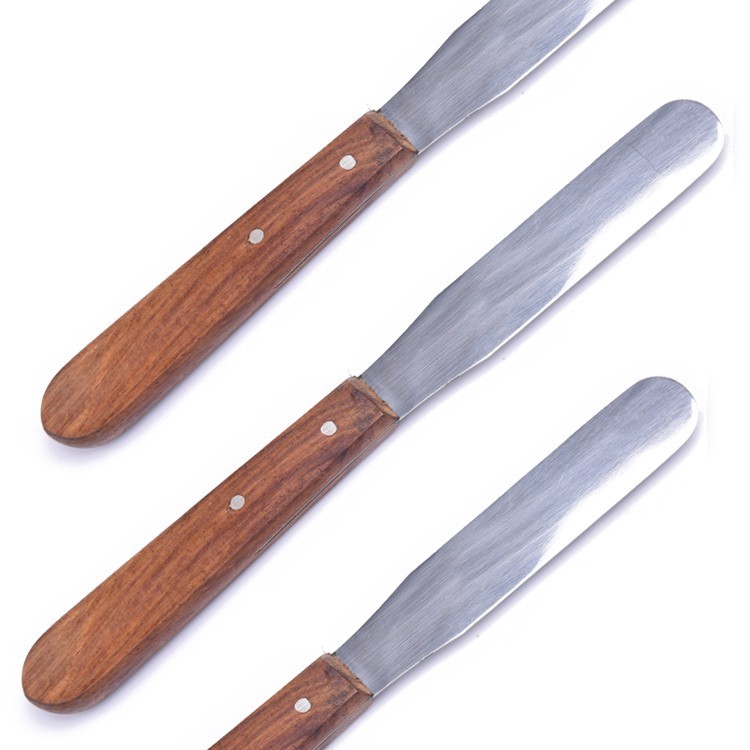 Dental Mixing Plaster Spatula With Wooden Handle Shopee Thailand