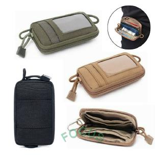 tactical wallet 1000 d กระเป๋าคาดเอวสําหรับใส่เหรียญบัตร (โฟกัส)