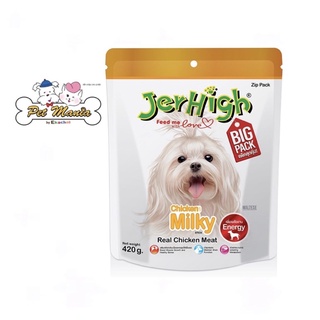 400g.Jerhigh Big Pack Snack Milky Stick รสนม