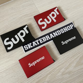 [ 💥 ส่งฟรี 273.- ]กล่องเหล็กใส่บัตร Supreme ไม่มีหล่นหาย มี 2 สีให้เลือกดำและแดง ใส่บัตรขนาดบัตรปชช. ได้ 9 ใบ