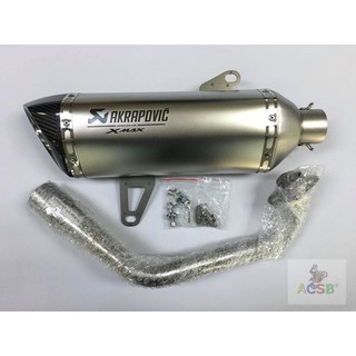 ชุดคอท่อ ปลายท่อ Akrapovic ตรงรุ่น✨Xmax300✨