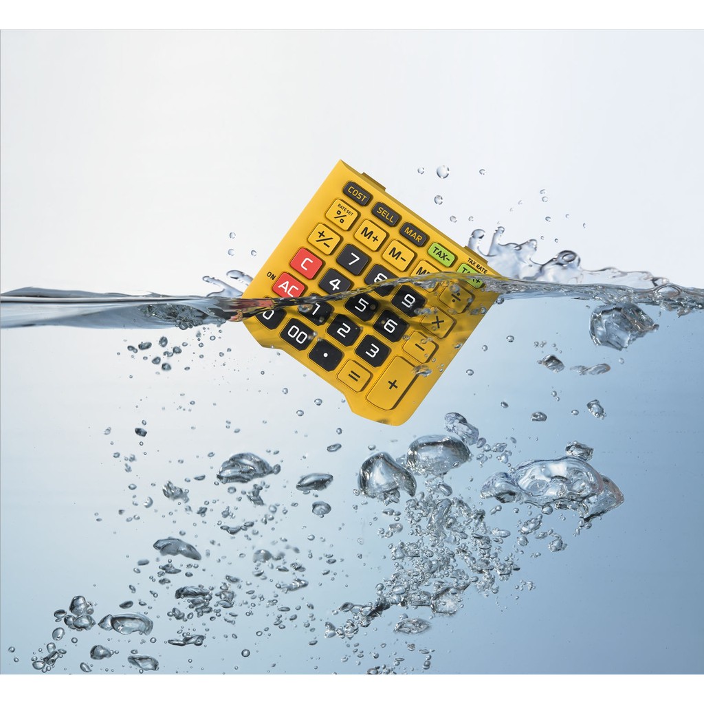 เครื่องคิดเลขถอดล้างได้Casio WM-320MT // กันน้ำกันฝุ่น // ลดเชื้อโรค
