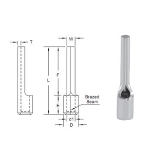 หางปลาเข็มเปลือย (ก้านไม้ขีด) รุ่น PTNB 35-20 ( 100 pcs )