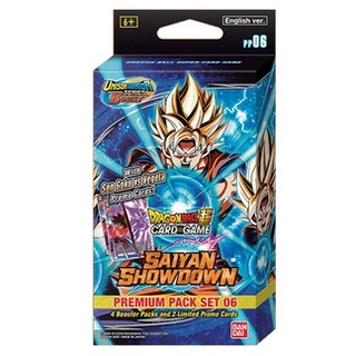 DS DB--PP06 Dragon Ball Super TCG saiyan showdown Premium Pack PP06 Dragonball Premium P 1 Box DB--PP06 811039035549