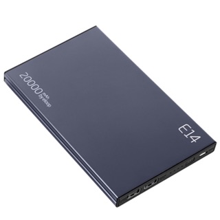 [แพ็คส่ง 1 วัน + มาพร้อมซองผ้า 1 อัน] Eloop E14 แบตสำรอง 20000mAh (2 ช่องชาร์ต)(ประกัน 30 วัน)