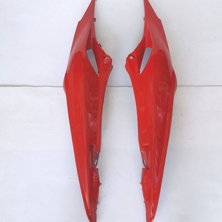 ฝาข้างท้าย wave125x สีแดง ฝากระเป๋า เวฟ100x ซ้าย ขวา