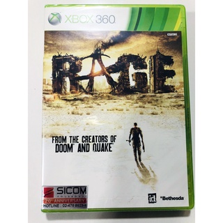 RAGE แผ่น XBOX360 ASIA (ENG) มือ 1 สำหรับสายสะสม