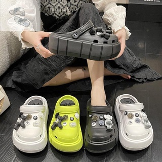 crocs แท้ รองเท้า crocs แท้ ตัวติดรองเท้า crocs รองเท้าหัวโต baoji ตัวติดรองเท้าหัวโต รองเท้าหัวโตผู้ชา✗㍿ↂรองเท้าแตะแบบม