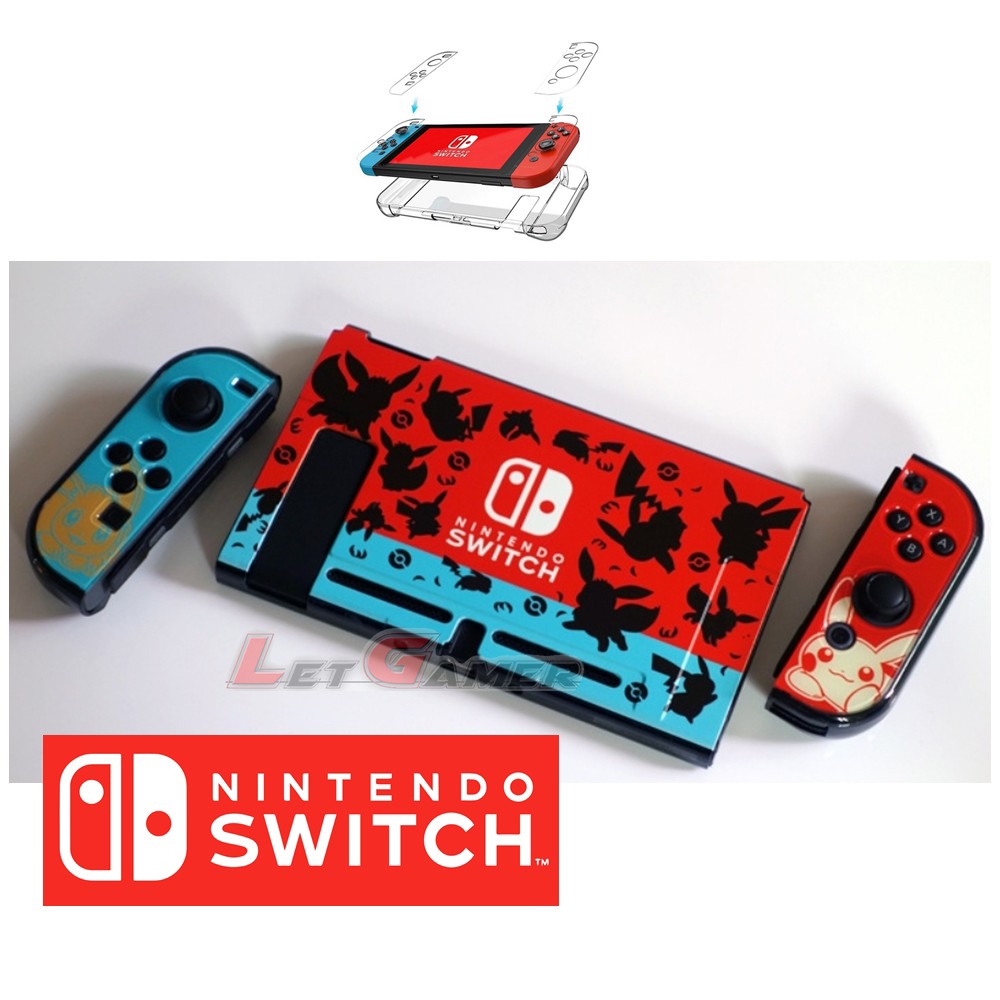 Protective Case Nintendo Switch Pokemon Let's Go Pikachu & Eevee