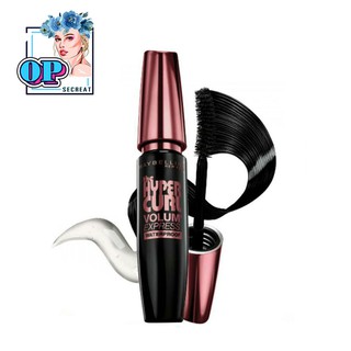 Maybelline hyper curl mascara waterproof มาสคาร่ากันน้ำ เมย์เบลลีน สูตรขนตางอนหนา สีดำ