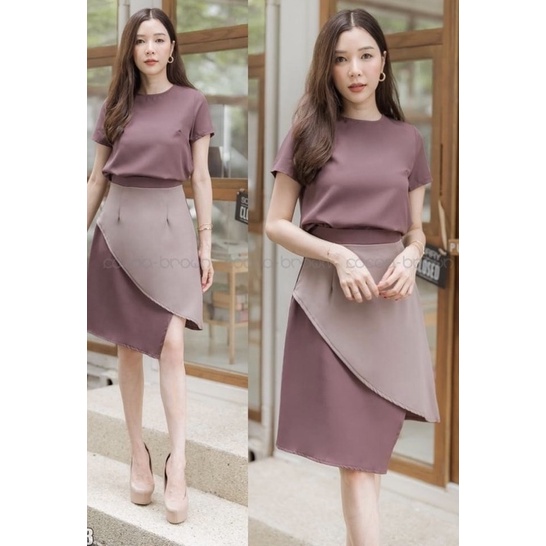 ชุดเซ็ตใส่ทำงาน งานป้ายcocoa brown  Sale!!ทั้งเซต