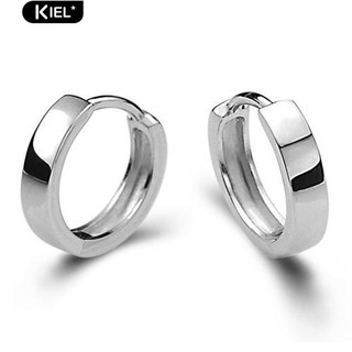 Kiel Unisex Men Cool ตุ้มหูเงินแท้ 92.5% ชุบเงิน