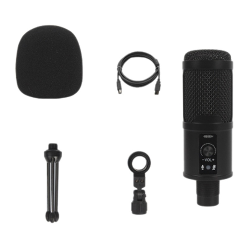 BBM65 USB Condenser Microphone Studio Gaming Stream Singing Karaoke 