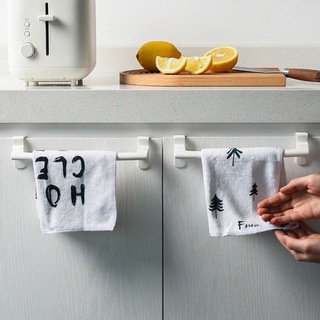 MUJI TOWEL HANGER สไตล์ญี่ปุ่น นัดเดียว ราวแขวนผ้าเช็ดตัว ครัว ไม่มีหมัด ตู้ ประตูหลัง ไม้แขวนเสื้อ