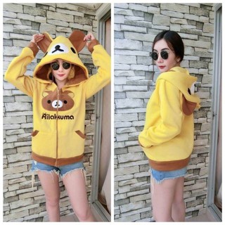 เสื้อฮูดแขนยาว พร้อมส่ง
