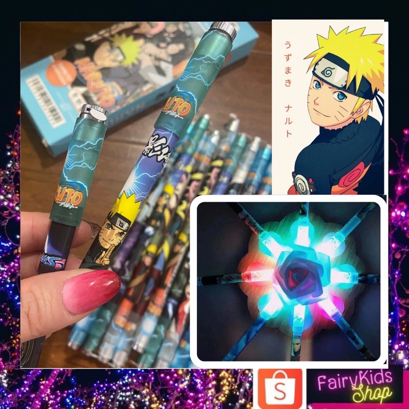 💥พร้อมส่งในไทย💥ปากกาอะนิเมะนารุโตะ Naruto ปากกาควงมีไฟเปลี่ยนสีได้ ฮิตสุด ฮิตจริงจัง ควงดีกว่าเดิม😘
