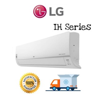 🔥LG รุ่น Top ! ราคาว้าววว แอร์ติดผนัง แอลจี IH-R *Dual Inverter - Ultra *สวิง 4 มิติ *LG ThinQ *Plasmaster Ionizer PLUS™