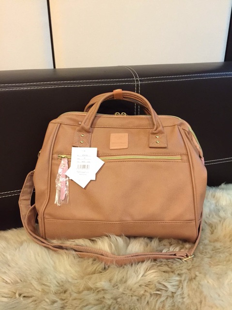 กระเป๋า Anello 2 Way Leather Boston bag (Size L)