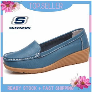 [พร้อมส่ง] *Skechers__go Walk Arch Fit รองเท้าแตะโลฟเฟอร์ ส้นแบน แบบสวม สําหรับผู้หญิง ผู้ชาย