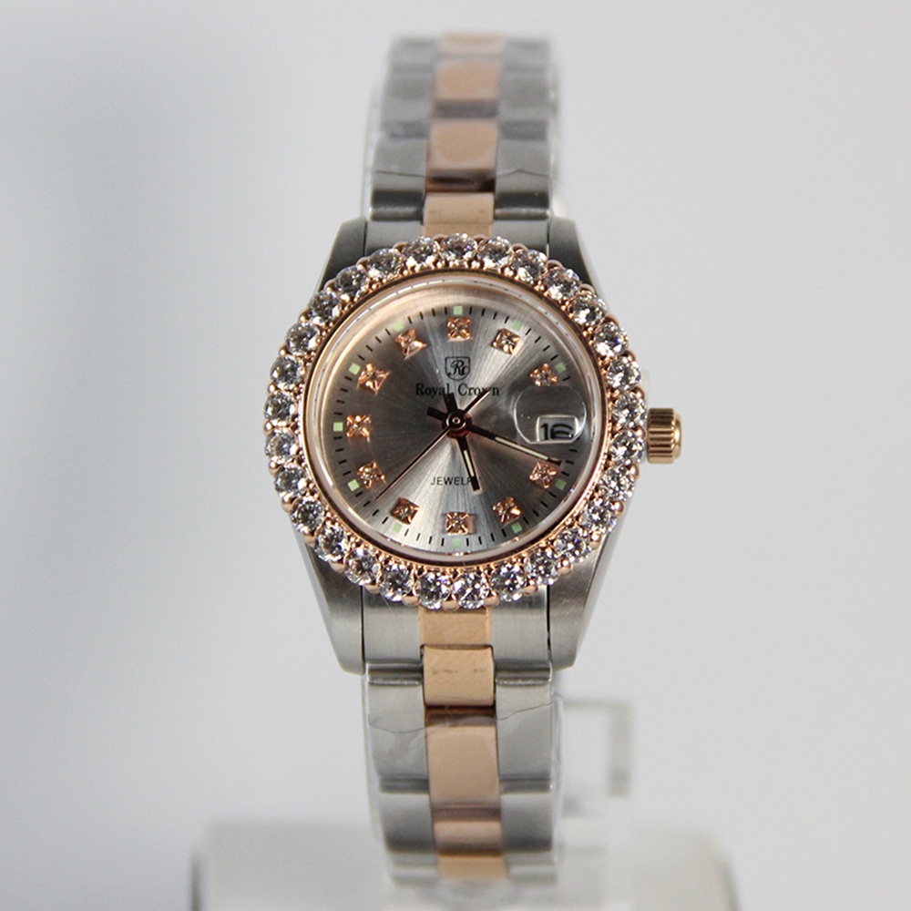 นาฬิกาข้อมือสุดหรู Royal Crown รุ่น 3662l new ดีไซน์สวย