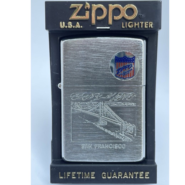 🗼ZIPPO SAN FRANCISCO U.S.A (รับประกันแท้100%)สะพานโกลเดนเกต ปี1991แท้