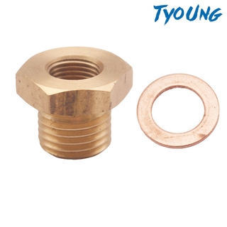 อะแดปเตอร์วัดอุณหภูมิ - 1 / 8 Npt Female To M 14x1 . 5 Male