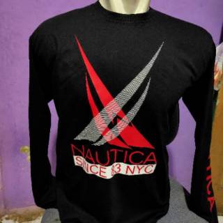 เสื้อยืดแขนยาว ลาย Nautica