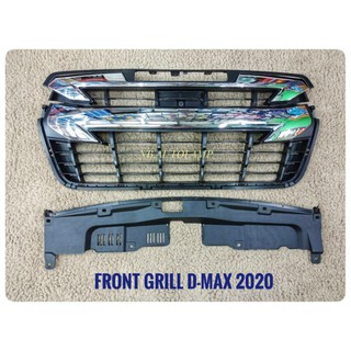 กระจังหน้า Dmax 2020 2021 รุ่นเตี้ย front grill dmax 2020 ตัวสูง ตัวเตี้ย high low แบบถอดเปลี่ยน สีโครเมี่ยม isuzu dmax