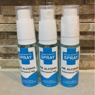สเปรย์แอลกอฮอล์ 70%  ขนาด 20ml. 35ml.
