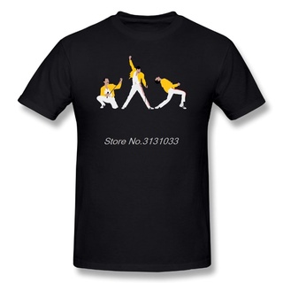 เสื้อยืดพิมพ์ลายแฟชั่น เสื้อยืดลําลอง แขนสั้น พิมพ์ลาย Freddie Mercury Freddie x 3 เข้ากับทุกการแต่งกาย สําหรับผู้ชาย 95