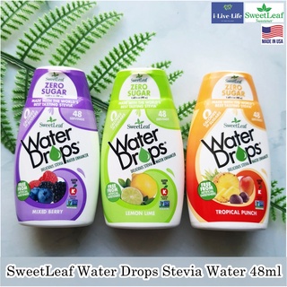 น้ำหยด SweetLeaf Water Drops Stevia Water 48ml - Wisdom Natural