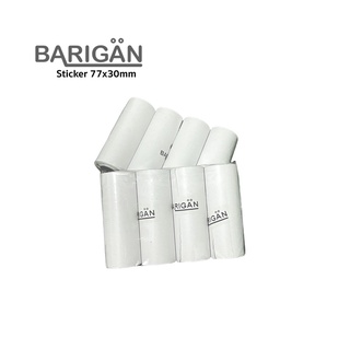 BARIGAN กระดาษสติ๊กเกอร์ความร้อน 77x30mm สำหรับปริ้น Flash Kerry Best J&amp;T และอื่นๆ