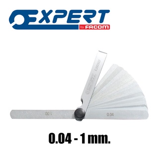 Expert ฟิลเลอร์เกจ (FEELER GAUGES) 19 ใบ 0.04 - 1 mm. E200307