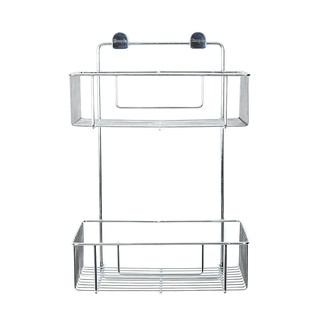 ชั้นวาง ชั้นแขวนติดผนัง 2 ชั้น ZIM P403 สเตนเลสBATH RACK 2TIBER ZIM P403 STAINLESS