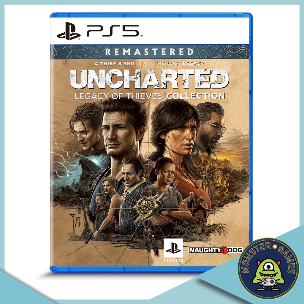 Uncharted Legacy of Thieves Collection Ps5 Game แท้มือ1!!! (Uncharted Ps5)(Uncharted Collection Ps5)