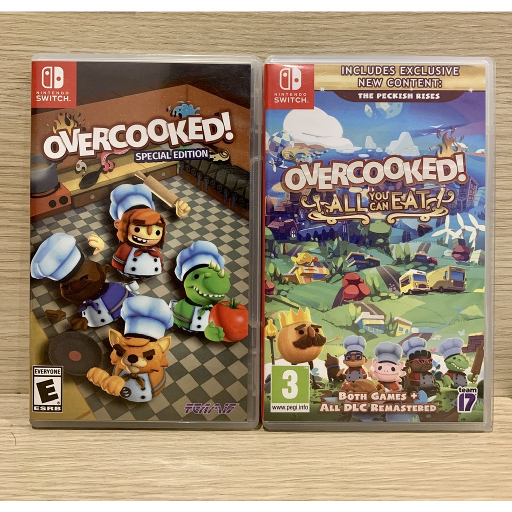 แผ่นเกมส์ Overcooked all you can eat มือ2มือสอง Nintendoswitch game มือสอง ตลับเกม Nintendoswitch มื