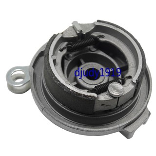 10" Wheel Mini Motocross Pit Dirt Bike Rear Drum Brake Assembly With Pads 110CC ชุดฝาเบรคดัมหลังพร้อมผ้าเบรคล้อ10