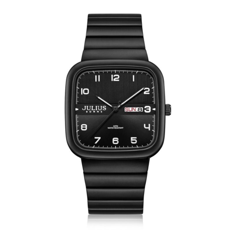 Julius นาฬิกาแฟชั่นเกาหลีของแท้ 💯% ประกันศูนย์ไทย นาฬิกาข้อมือผู้ชาย สายสแตนเลส รุ่น Jah-141