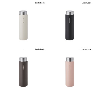 กระบอกน้ำสูญญากาศเก็บร้อน – เย็นฝาแสตนเลส แบรนด์ LocknLock ความจุ 400 ml. Flat Tumbler รุ่น LHC4220