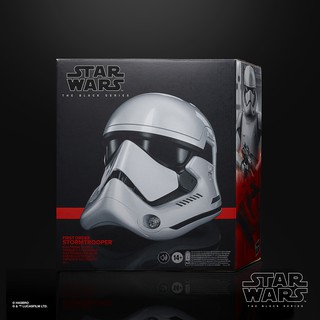 Hasbro Star Wars The Black Series First Order Stormtrooper Electronic Helmet เปลี่ยนเสียงได้ ลิขสิทธิ์แท้