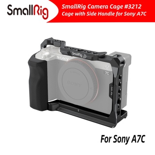 SmallRig โครงใส่กล้อง พร้อมที่จับด้านข้าง สำหรับ Sony A7C 3212