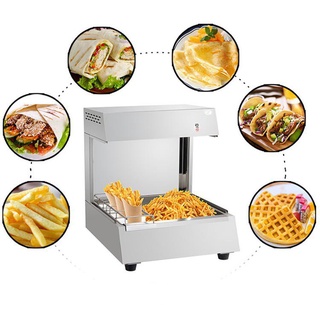 ตู้อุ่นร้อน ตู้อุ่นร้อนอาหาร ถึง50องศา Cabinet food warmer french fries display machine display rack chips machine