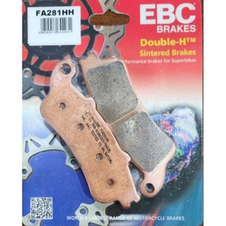 ผ้าเบรค EBC Brakes/ ผ้าหน้า Kawasaki EN650 Vulcan S ปี 15-22, Honda Silverwing 400 600