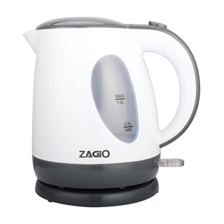 กาต้มน้ำ ZAGIO รุ่น ZG-4259 กำลัง 1,000 - 1,200 วัตต์ ความจุ 1.2 ลิตร สีขาว - เทา