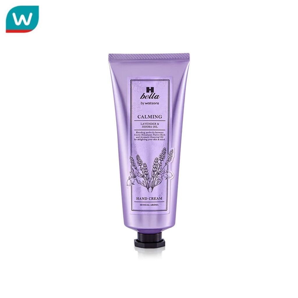 H Bella by Watsons เอช เบลล่า บาย วัตสัน คาล์มมิ่ง ลาเวนเดอร์ แอนด์ โจโจ้บา ออยล์ แฮนด์ ครีม 80มล