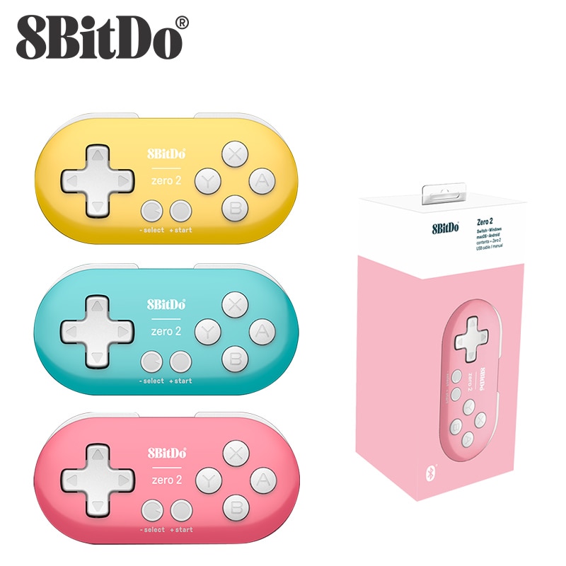 8bitdo Zero 2 Bluetooth Gamepad Switch Controller Compatible For Nintend Switch Windows Android Macos Mini Game Crontroller ค ณภาพส ง